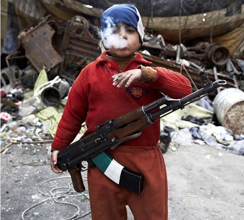 Rebelde sirio de 7 anos