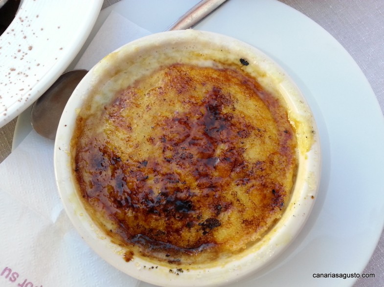 Crema Catalana en Acaymo Mogan