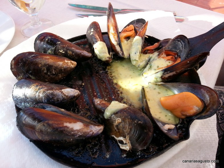 Mejillones de la Casa en Acaymo