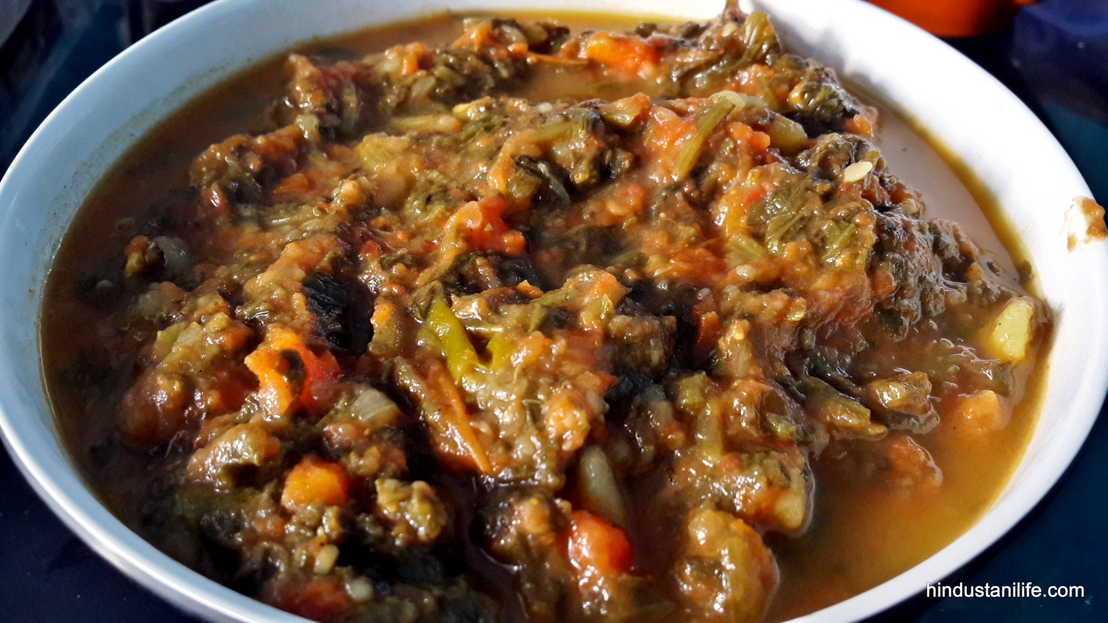 sindhi palak espinacas