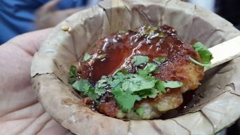 Aloo-Tikki-Chaat