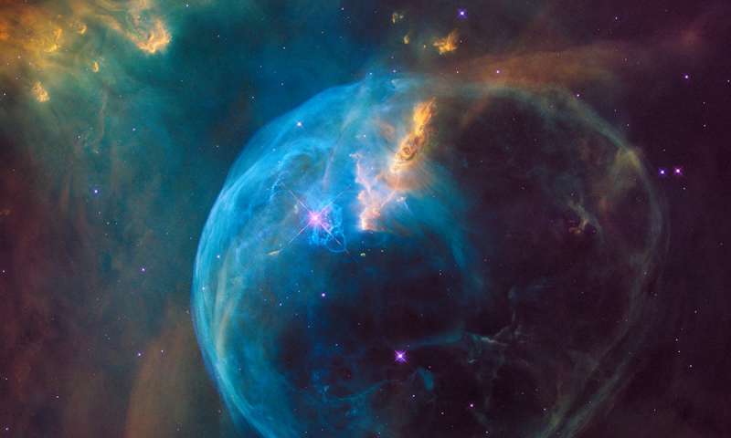 The Bubble Nebula, or NGC 7635. Credit: NASA, ESA, and the Hubble Heritage Team