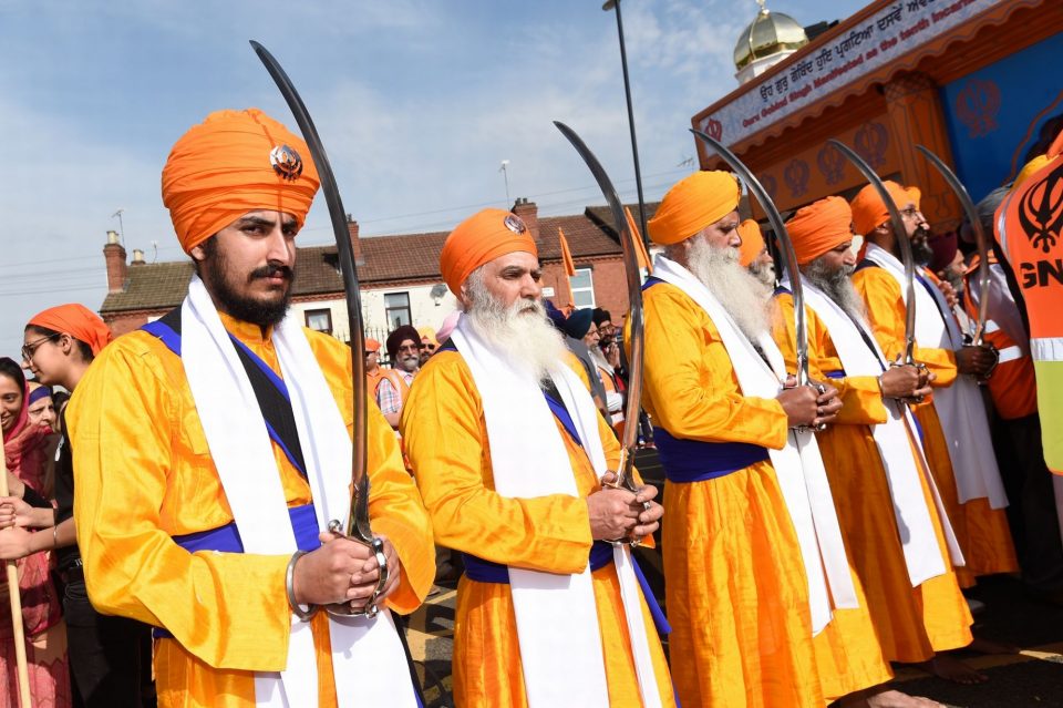 Panj Piare o los "Cinco Amados" en Vaisakhi