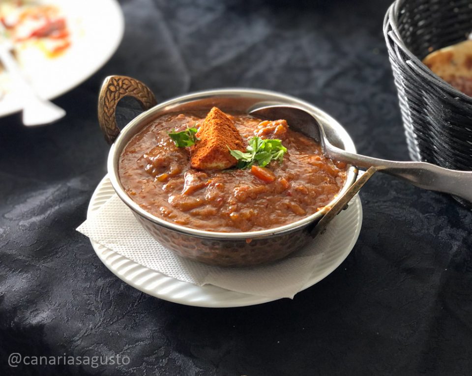 Lamb Vinadaloo en Casa Tandoori