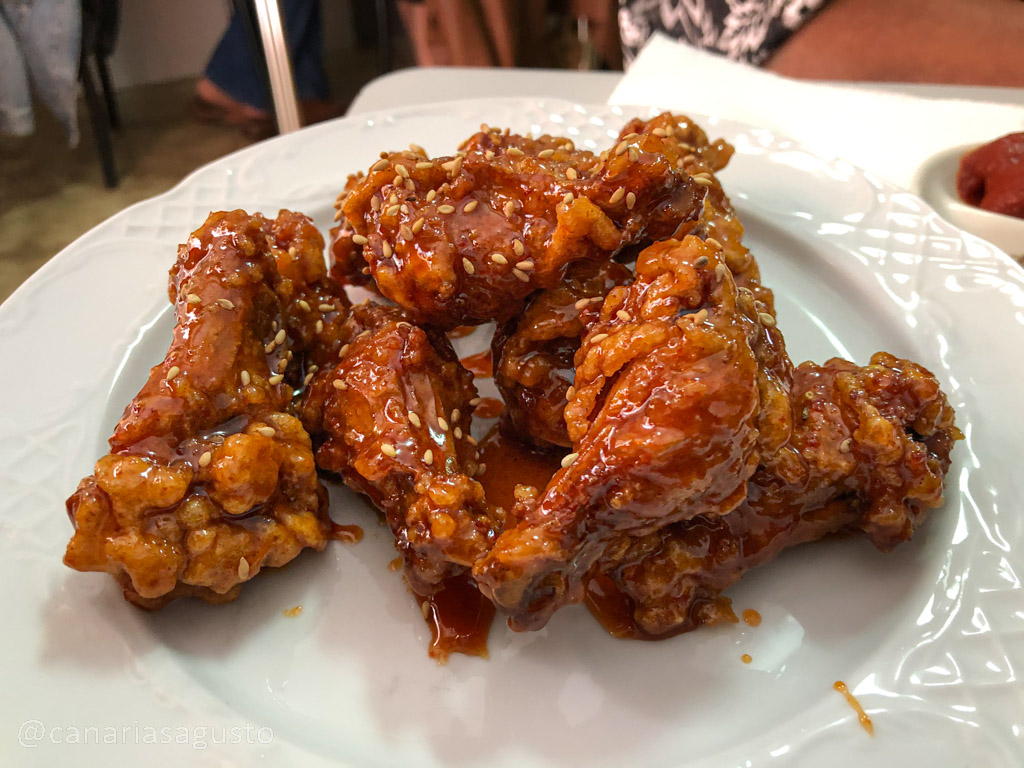 Alitas de Pollo Coreano