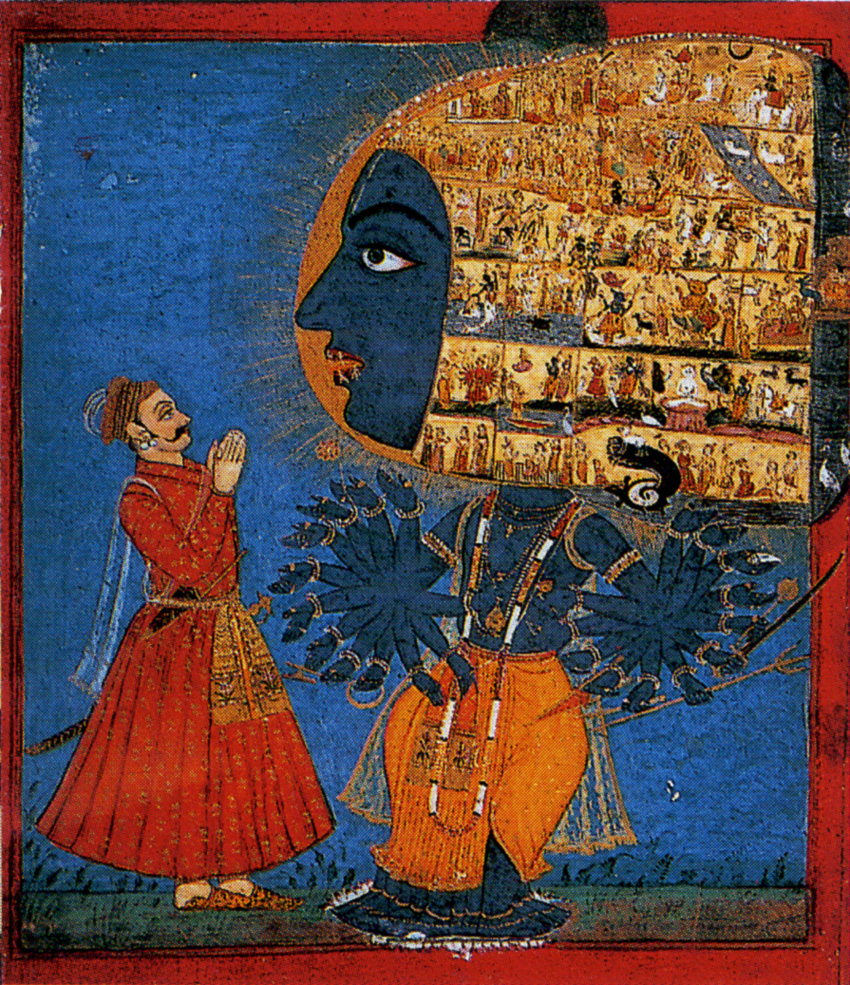 Vishvarupa Miniatura del Siglo 18