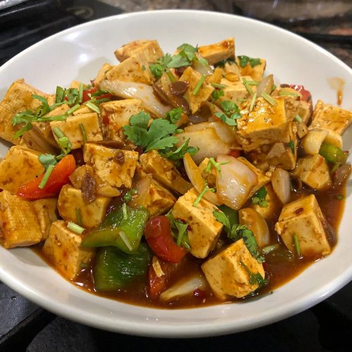 Chilli Tofu Receta