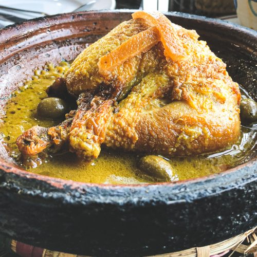 Pollo Aceitunas y Limón Preservados