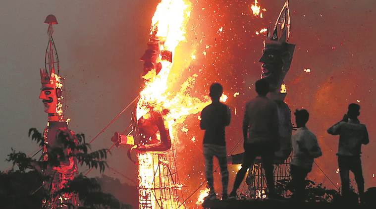 Dussehra, el triunfo de Rama sobre Ravana