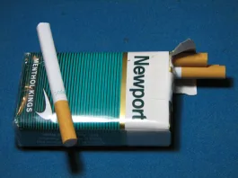 newport cigarette box